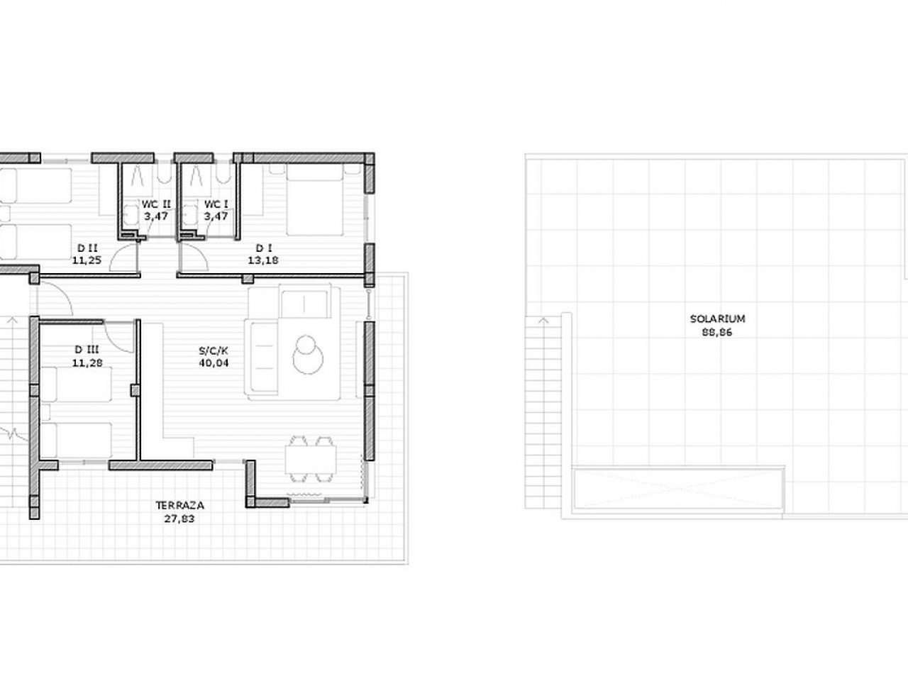 Neubau-Anlage mit modernen Apartments, nur 600 Meter vom Stadtzentrum.