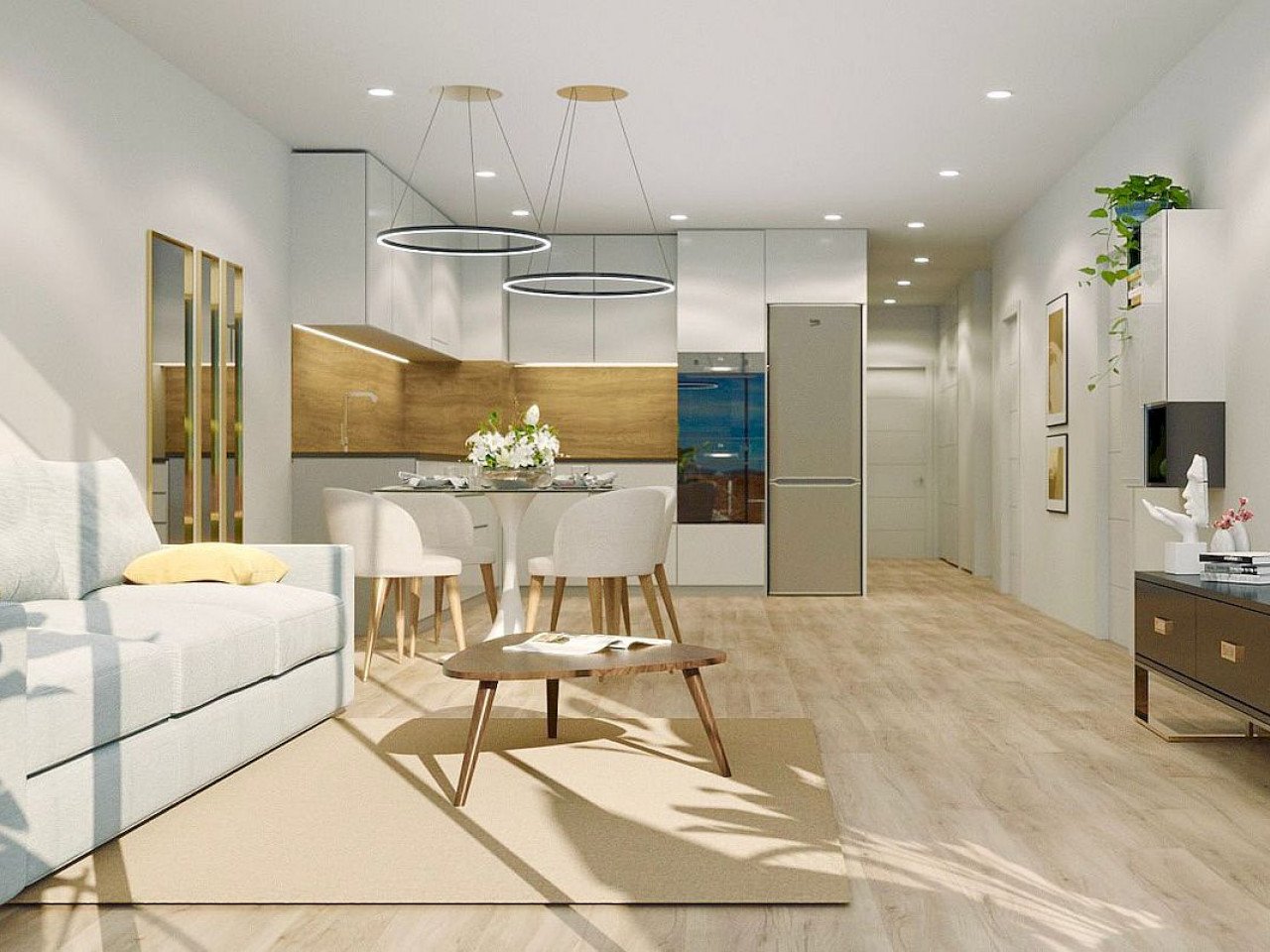 New build project located in a sought-after area in the Beach / City resort of Torrevieja second line to the Mediterranean Sea and the "Famous Pase...