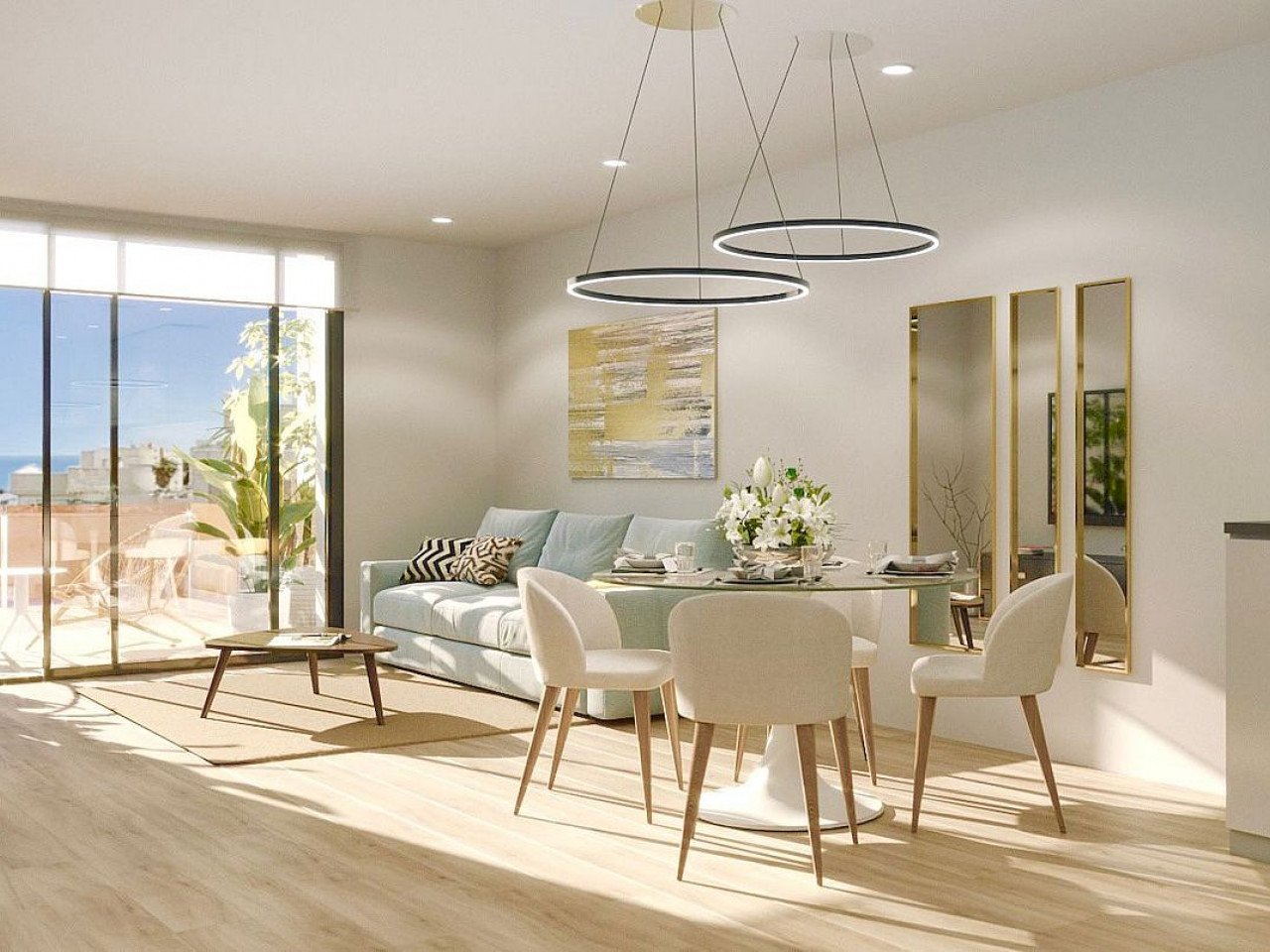 New build project located in a sought-after area in the Beach / City resort of Torrevieja second line to the Mediterranean Sea and the "Famous Pase...