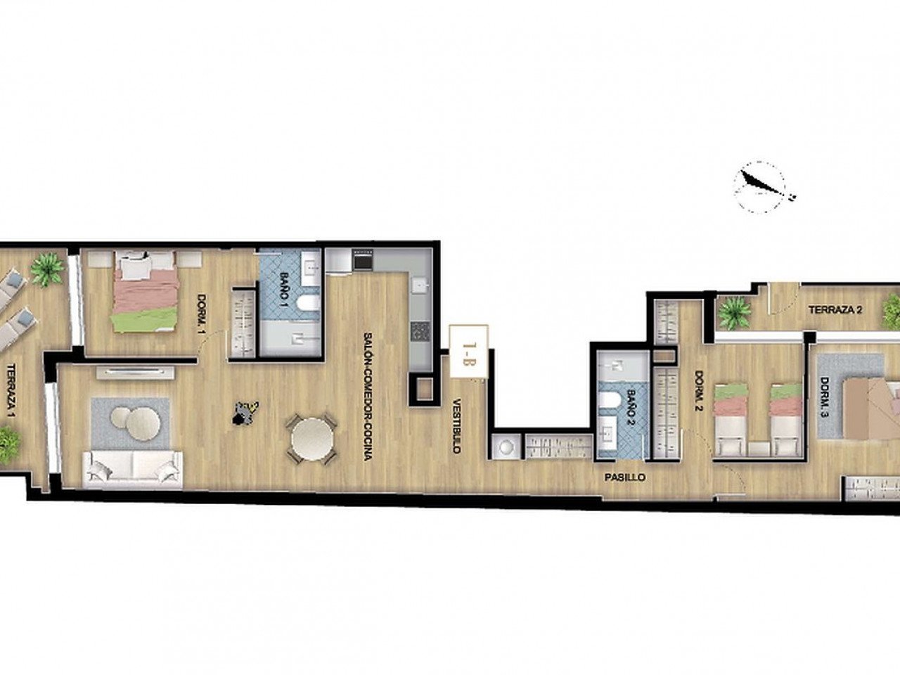 New build project located in a sought-after area in the Beach / City resort of Torrevieja second line to the Mediterranean Sea and the "Famous Pase...