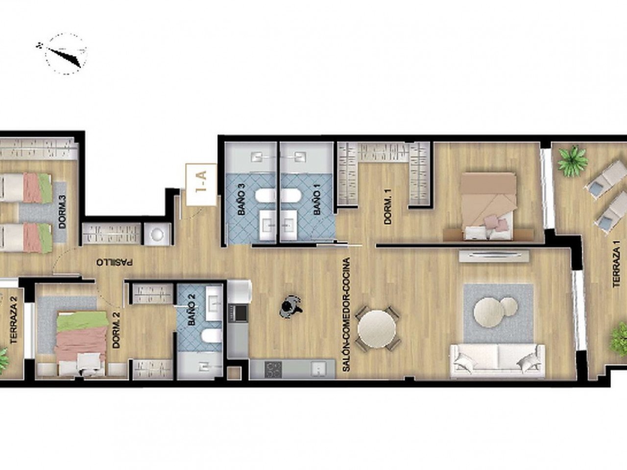 New build project located in a sought-after area in the Beach / City resort of Torrevieja second line to the Mediterranean Sea and the "Famous Pase...