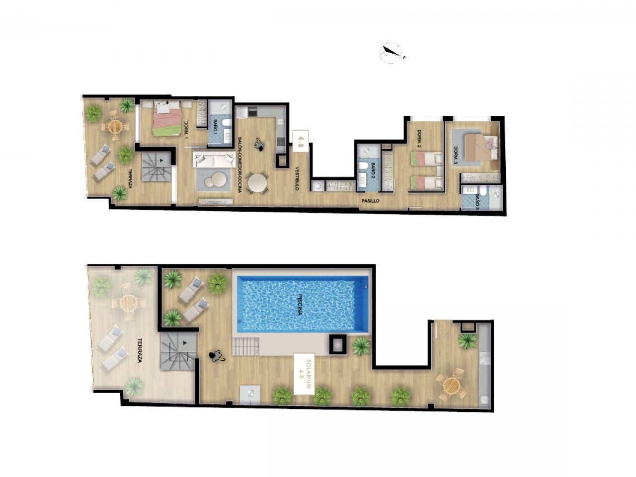 New build project located in a sought-after area in the Beach / City resort of Torrevieja second line to the Mediterranean Sea and the "Famous Pase...