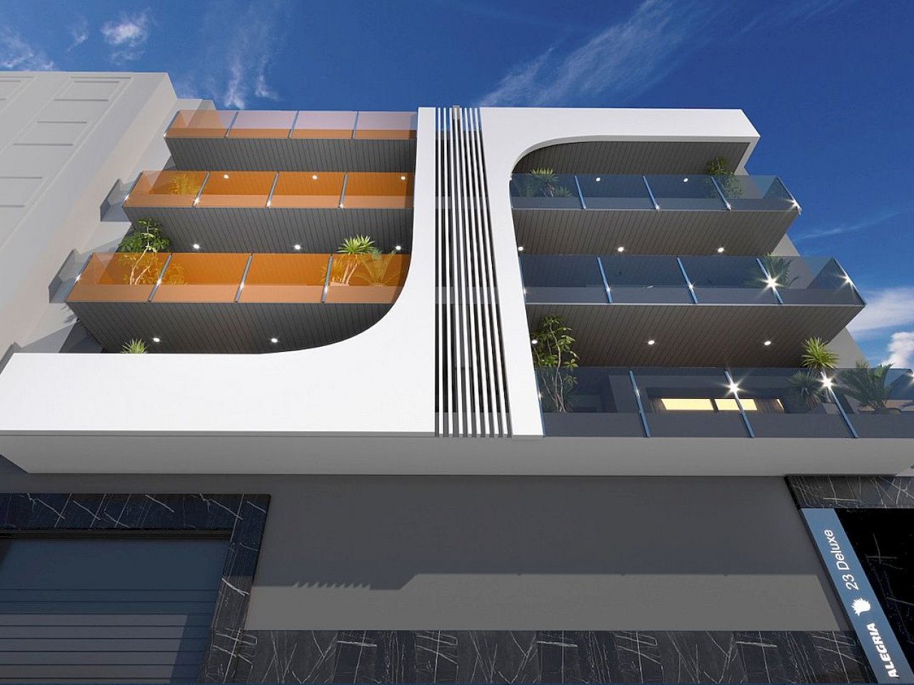 New build project located in a sought-after area in the Beach / City resort of Torrevieja second line to the Mediterranean Sea and the "Famous Pase...