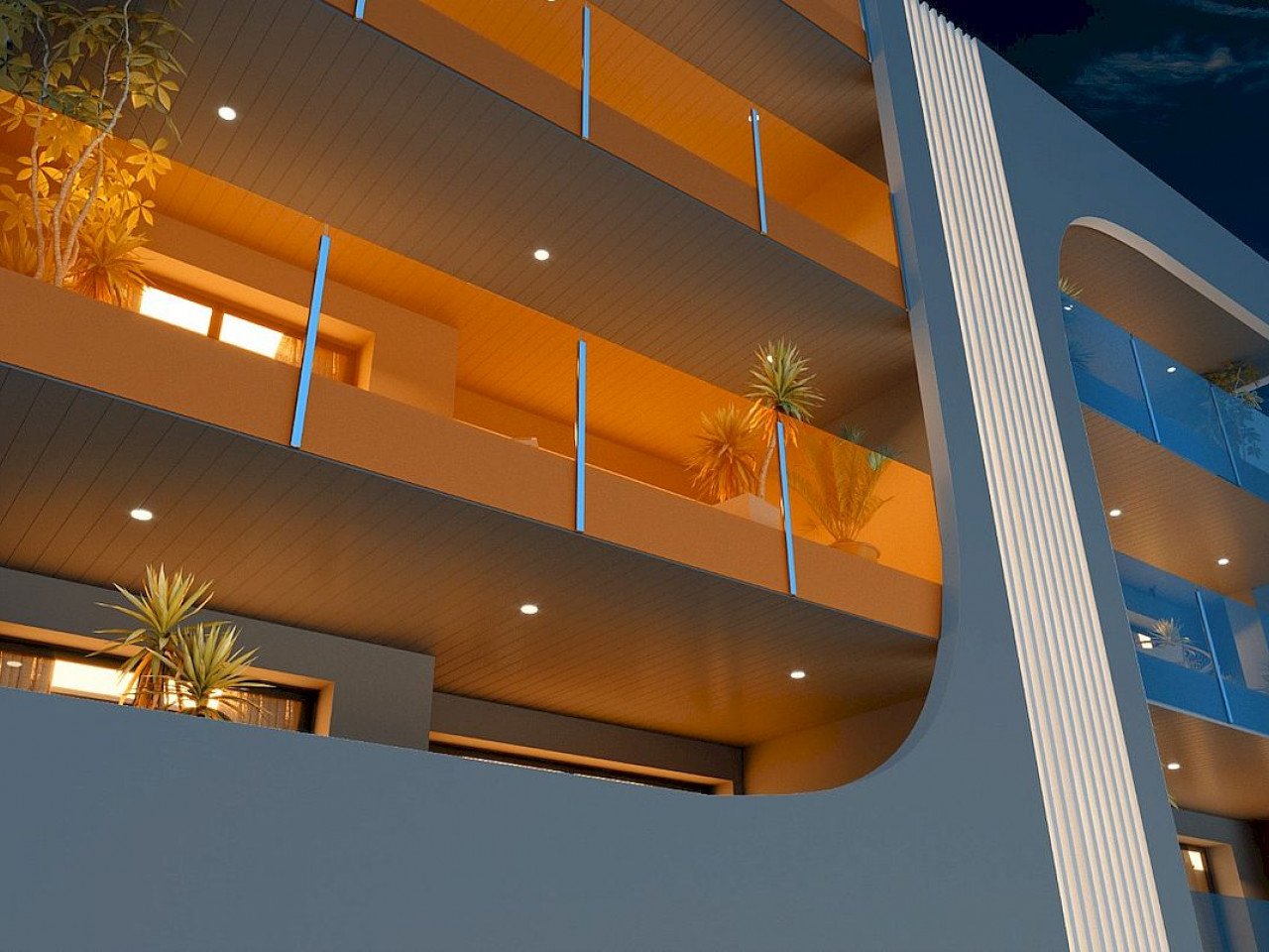 New build project located in a sought-after area in the Beach / City resort of Torrevieja second line to the Mediterranean Sea and the "Famous Pase...