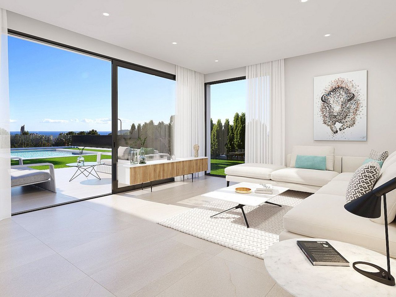 These stunning brand new villas will be located in the exclusive Sierra Cortina Urbanization, just 5 minutes from Benidorm, in the Seaview 6 reside...