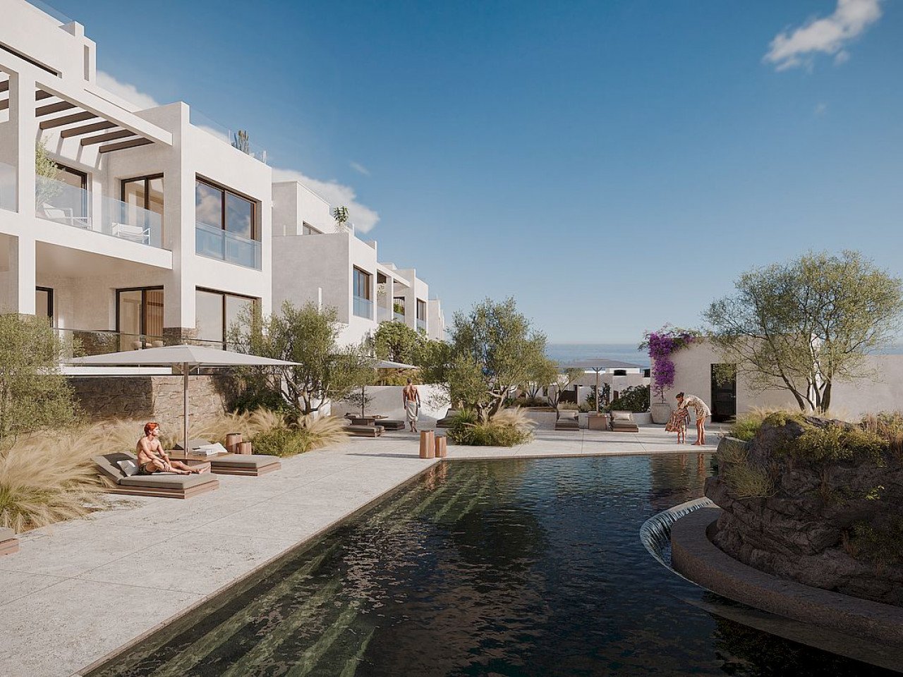 Exklusive und moderne Wohnanlage - Meer und Golf vor der Tür