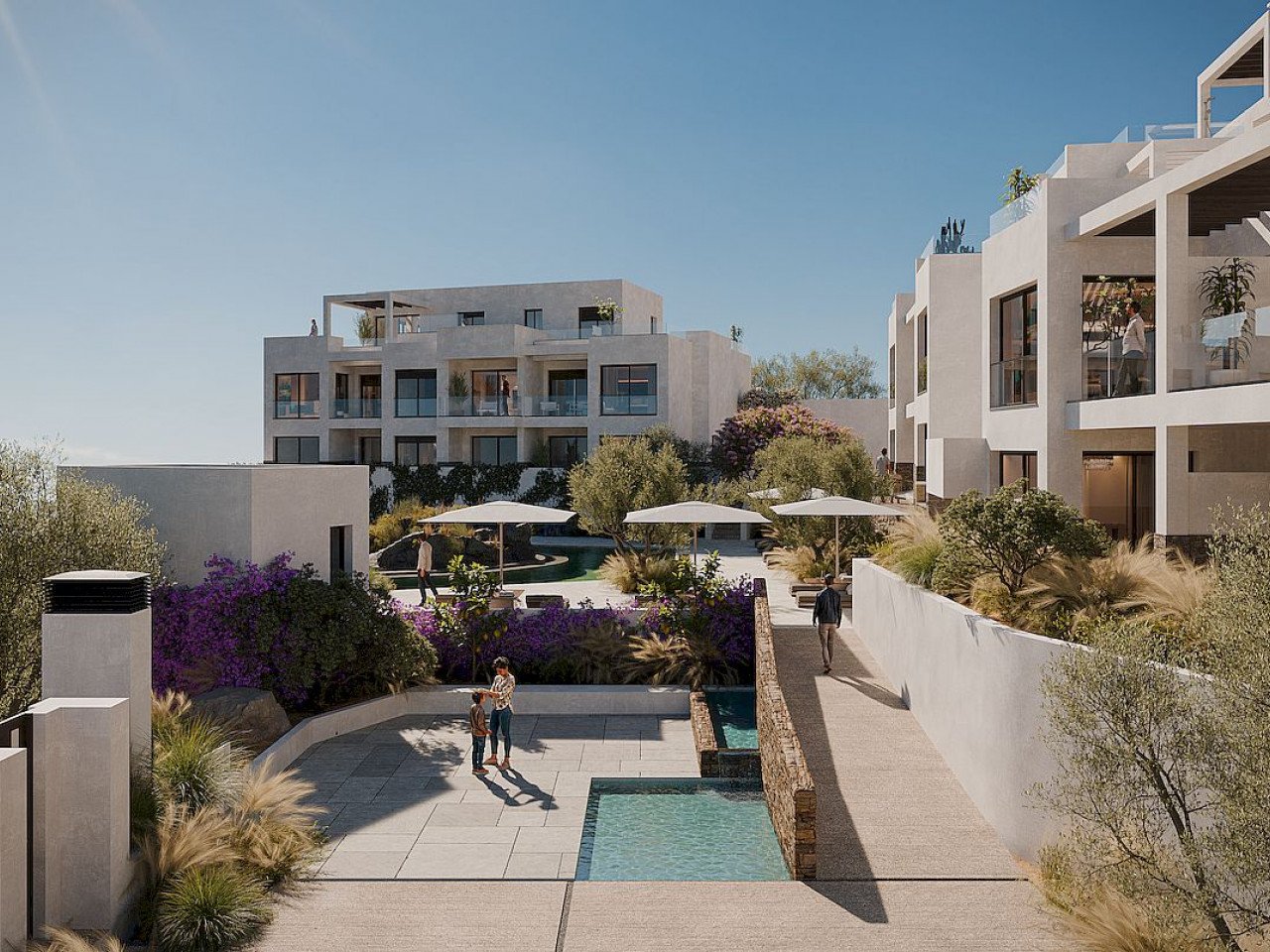 Exklusive und moderne Wohnanlage - Meer und Golf vor der Tür