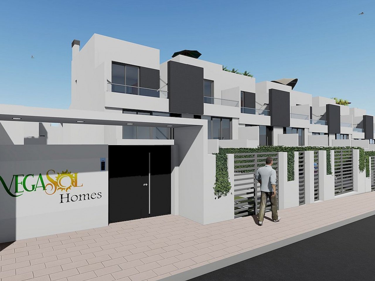 Vega Sol Homes is a new residential development of 44 modern townhouses in Cox, Alicante. 

These homes are available in 2- and 3-bedroom layouts, ...
