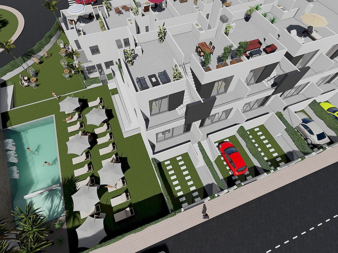 Vega Sol Homes is a new residential development of 44 modern townhouses in Cox, Alicante. 

These homes are available in 2- and 3-bedroom layouts, ...