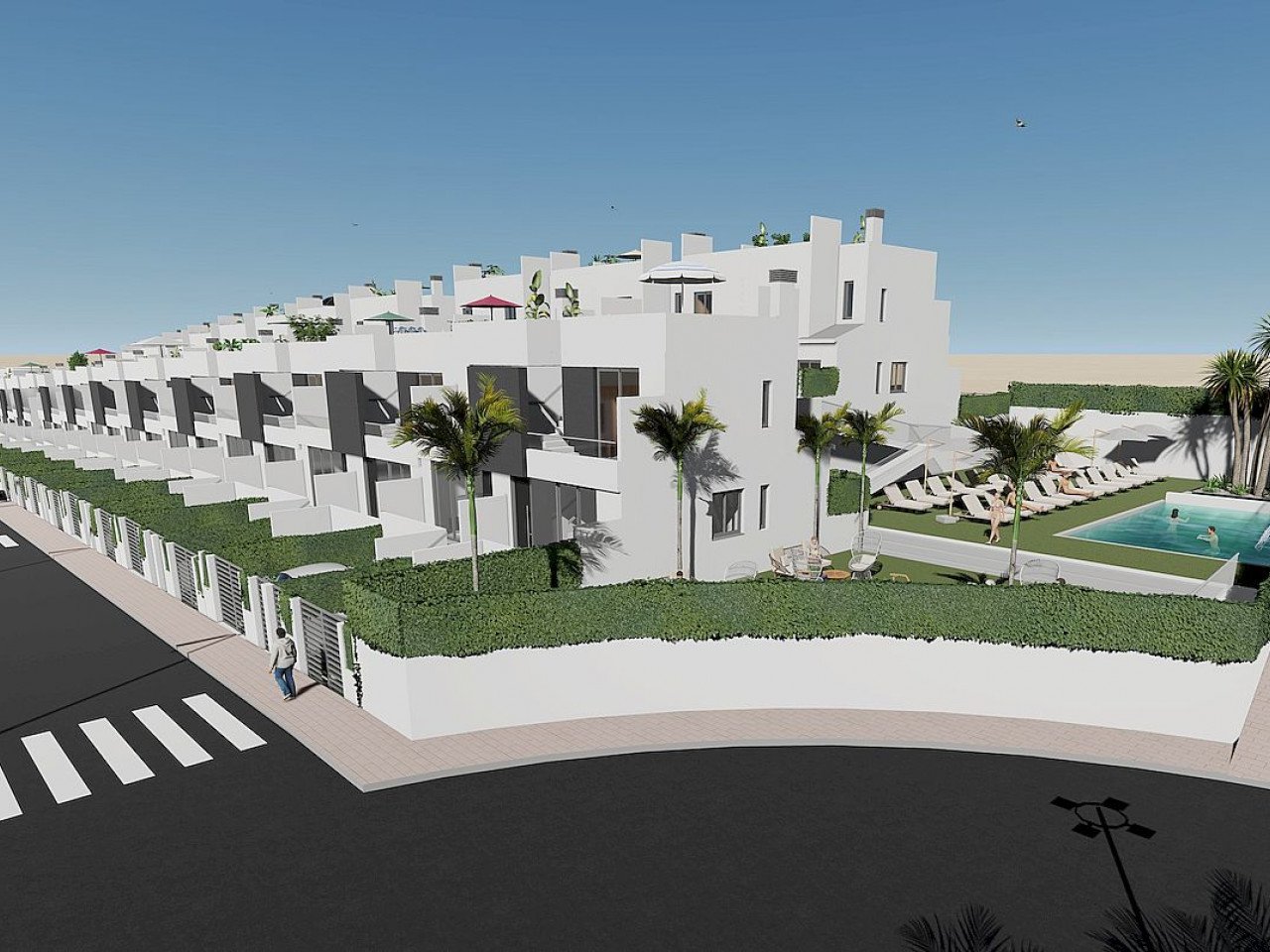 Vega Sol Homes is a new residential development of 44 modern townhouses in Cox, Alicante. 

These homes are available in 2- and 3-bedroom layouts, ...