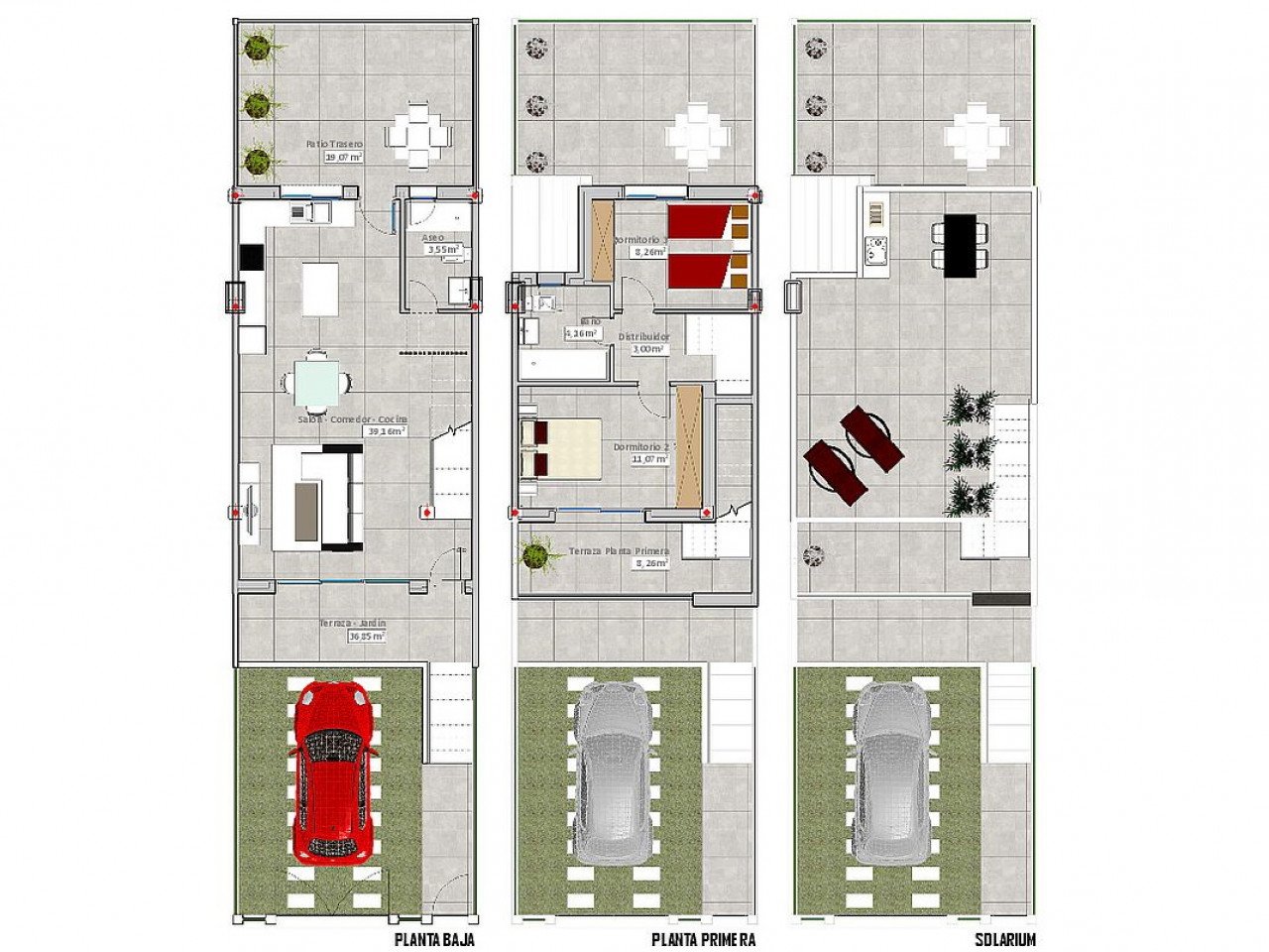 Vega Sol Homes is a new residential development of 44 modern townhouses in Cox, Alicante. 

These homes are available in 2- and 3-bedroom layouts, ...