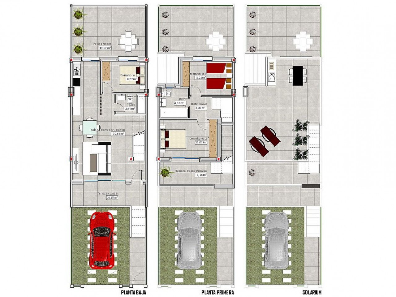 Vega Sol Homes is a new residential development of 44 modern townhouses in Cox, Alicante. 

These homes are available in 2- and 3-bedroom layouts, ...