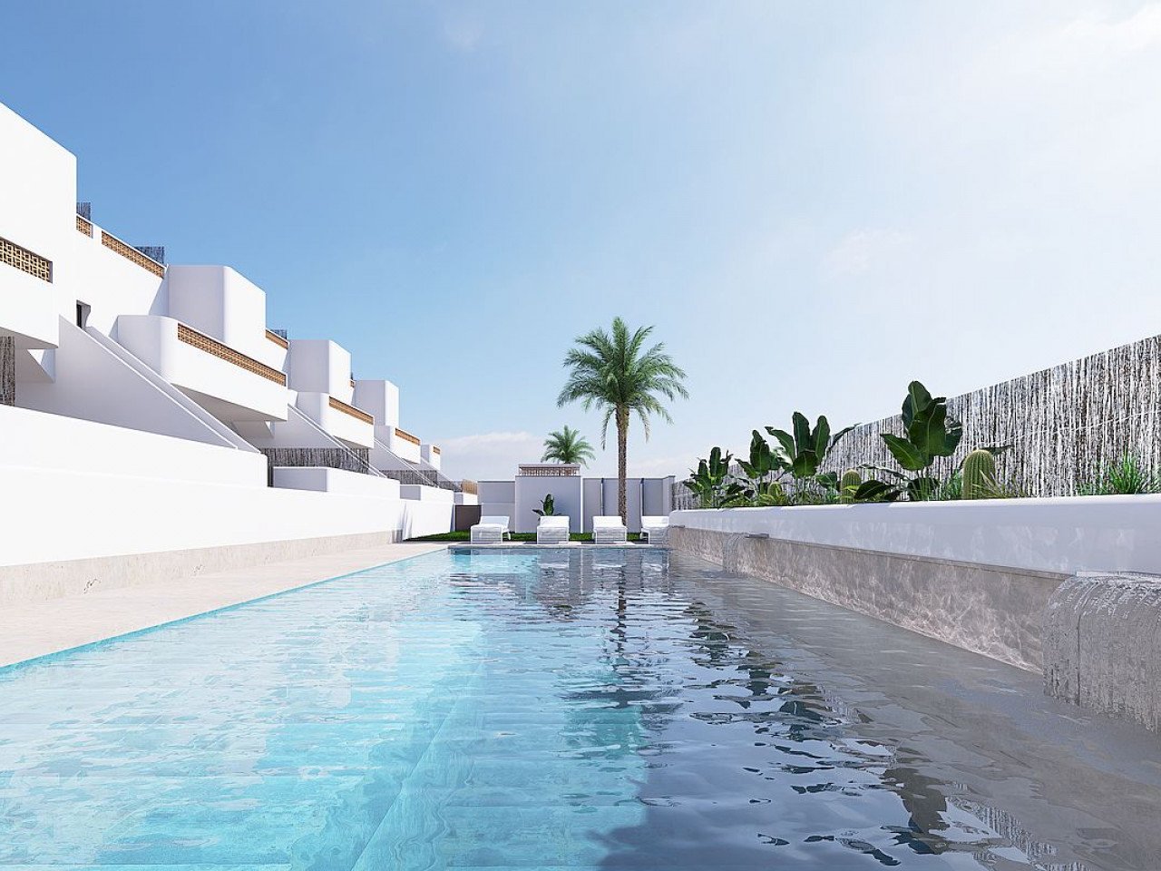Mykonos Apartments is a project of new-build maisonettes with a mediterranean design in a very good location in Dolores, a typical Spanish village ...