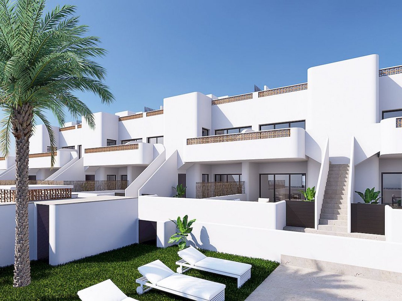 Mykonos Apartments is a project of new-build maisonettes with a mediterranean design in a very good location in Dolores, a typical Spanish village ...