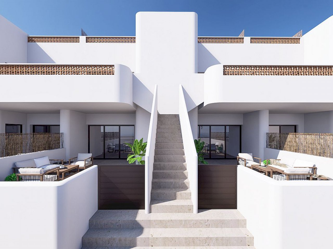 Mykonos Apartments is a project of new-build maisonettes with a mediterranean design in a very good location in Dolores, a typical Spanish village ...