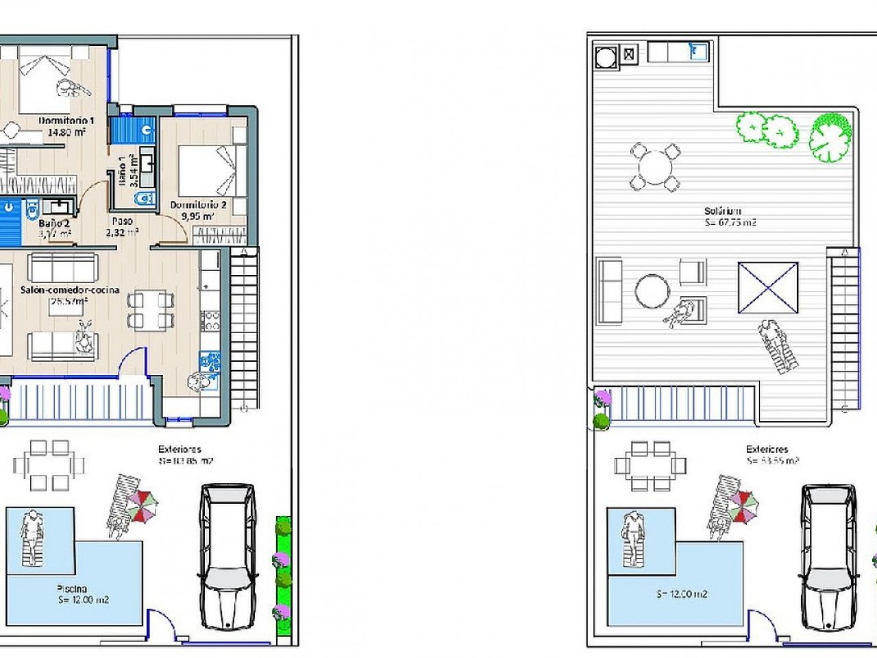 El Pasico is an exclusive complex of modern detached villas, each with a private pool, open spaces, and a solarium located in Torre-Pacheco, Murcia...