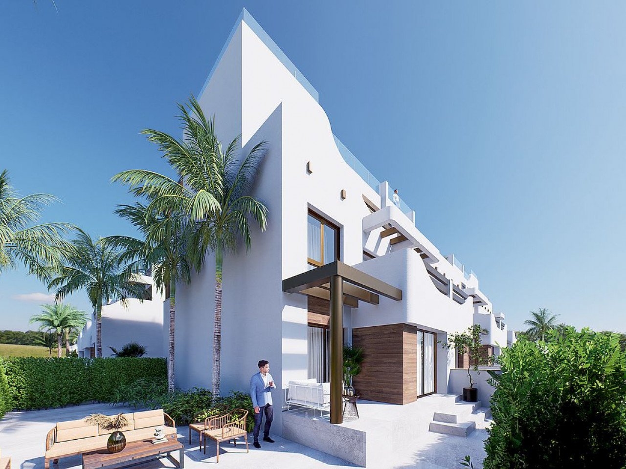 A new and high quality development of maisonettes offering 2 bedrooms/2 bathrooms with the top floor having a roof solarium, whilst the ground floo...