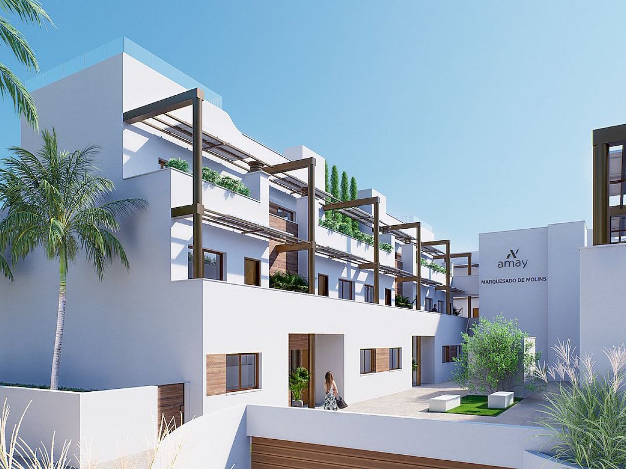 A new and high quality development of maisonettes offering 2 bedrooms/2 bathrooms with the top floor having a roof solarium, whilst the ground floo...