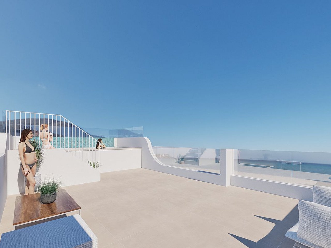 A new and high quality development of maisonettes offering 2 bedrooms/2 bathrooms with the top floor having a roof solarium, whilst the ground floo...