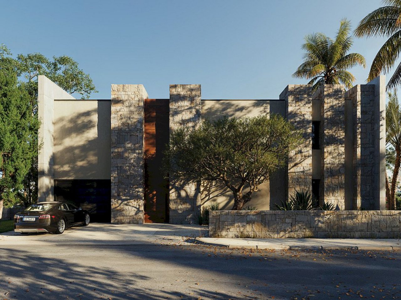 Exklusive Anlage mit 2 modernen Luxusvillen auf großen Grundstücken