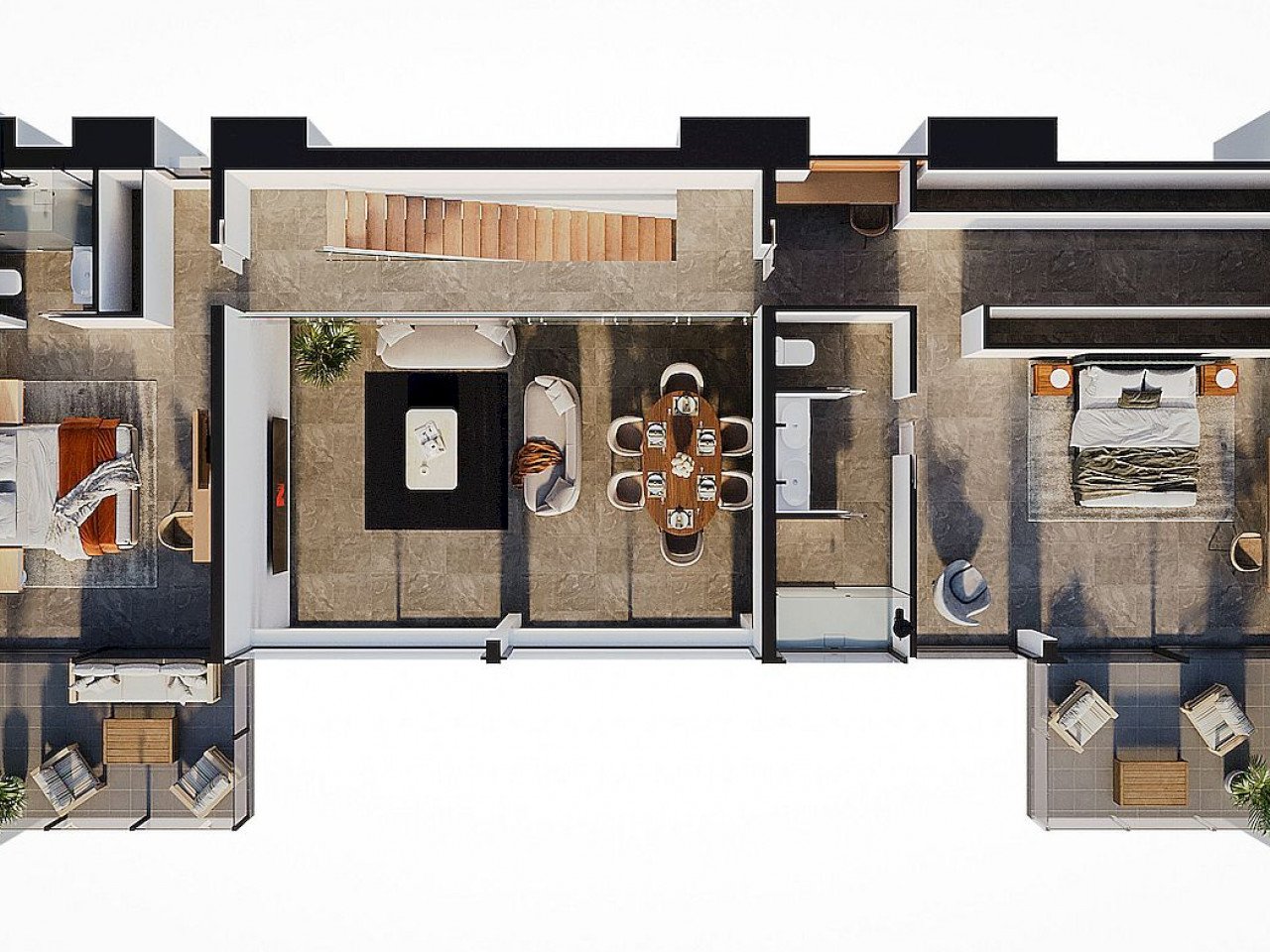 Exklusive Anlage mit 2 modernen Luxusvillen auf großzügigen Grundstücken