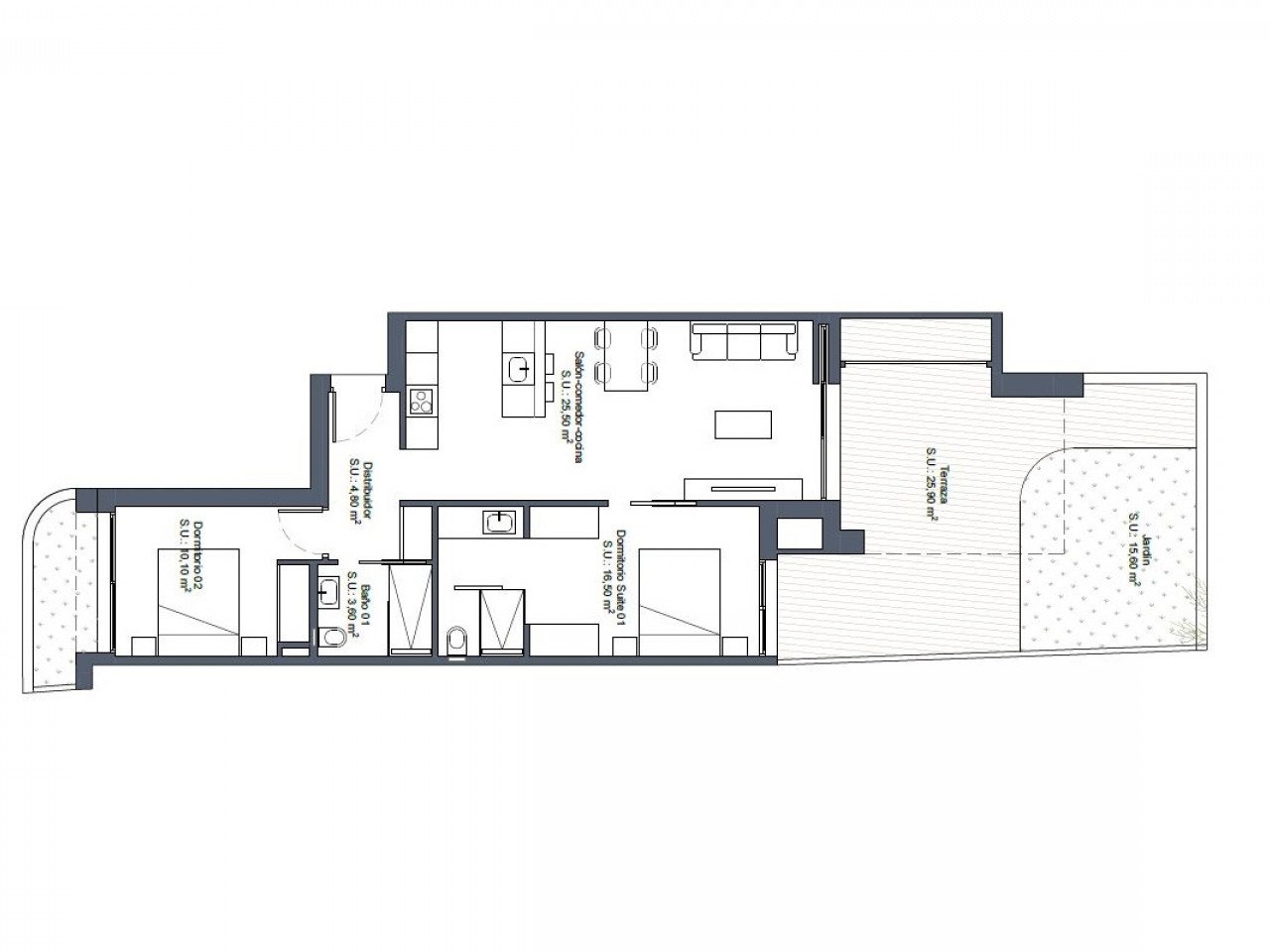 AreaBeach V is located in Ciudad Quesada (Rojales), are the perfect homes that include luxury, calm and comfort in each of them. 

This urbanizatio...