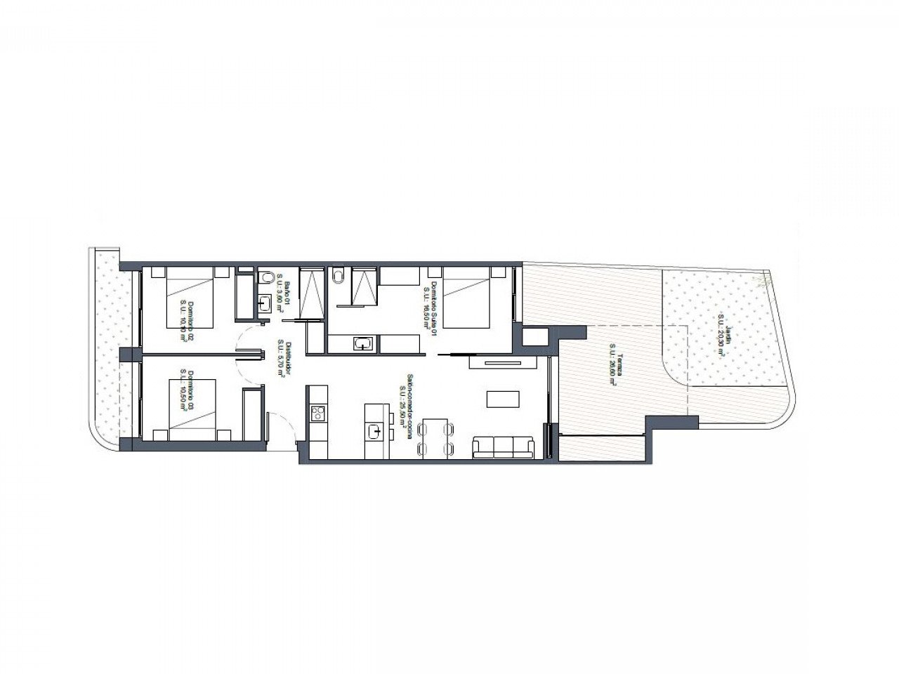 AreaBeach V is located in Ciudad Quesada (Rojales), are the perfect homes that include luxury, calm and comfort in each of them. 

This urbanizatio...