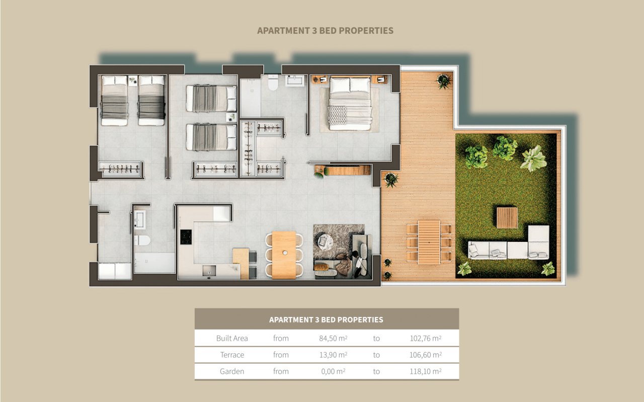 Großzügiges NEUBAU-Apartment fußläufig zum Traum-Strand!