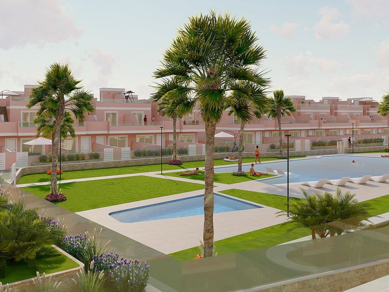 Attraktive Neubau-Stadthäuser mit Dachterrasse - nur 2 km vom Strand entfernt