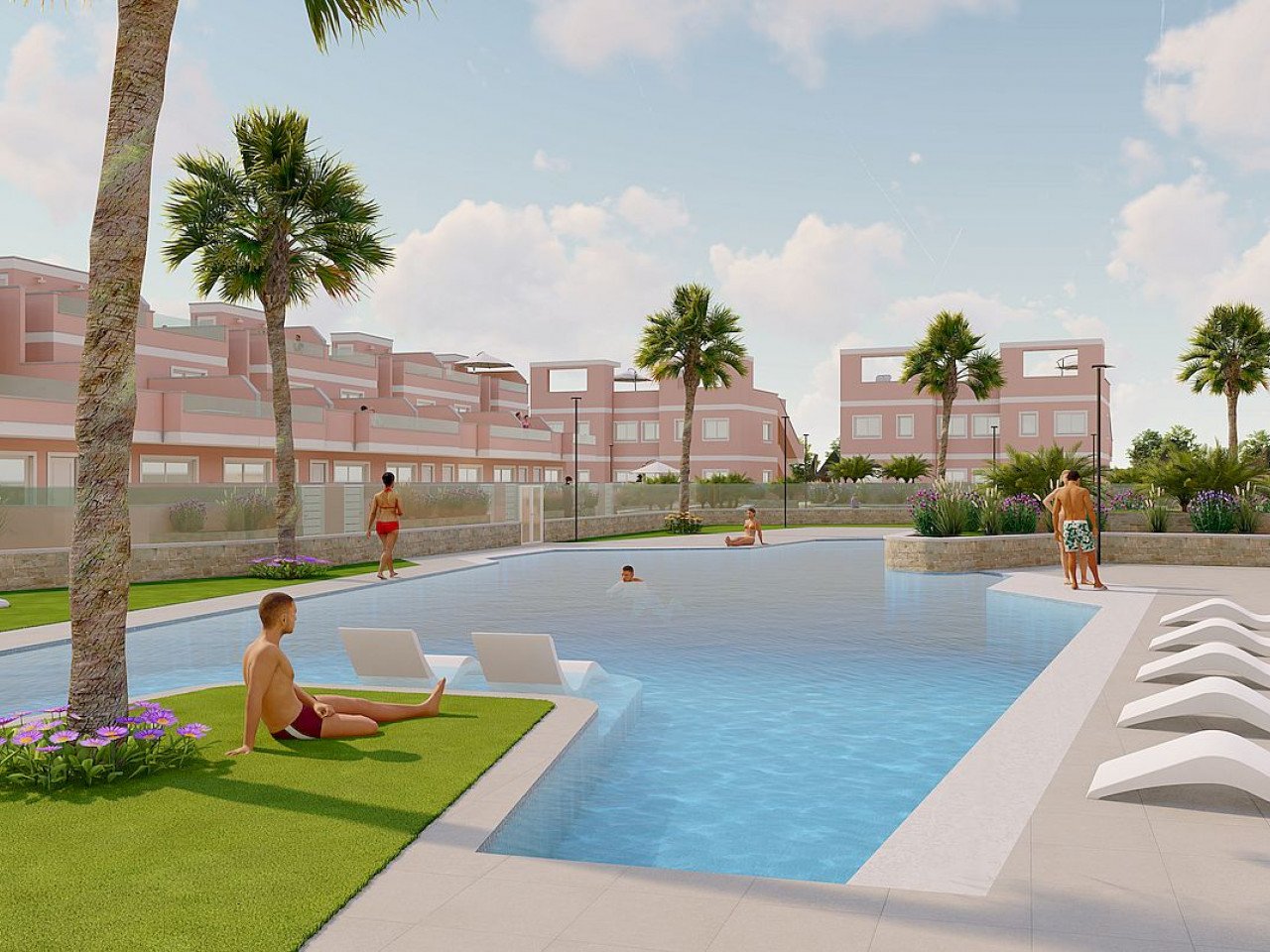 Attraktive Neubau-Stadthäuser mit Dachterrasse - nur 2 km vom Strand entfernt