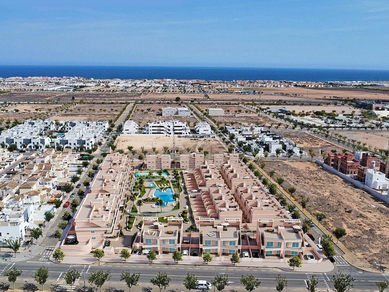 Attraktive Neubau-Stadthäuser mit Dachterrasse - nur 2 km vom Strand entfernt