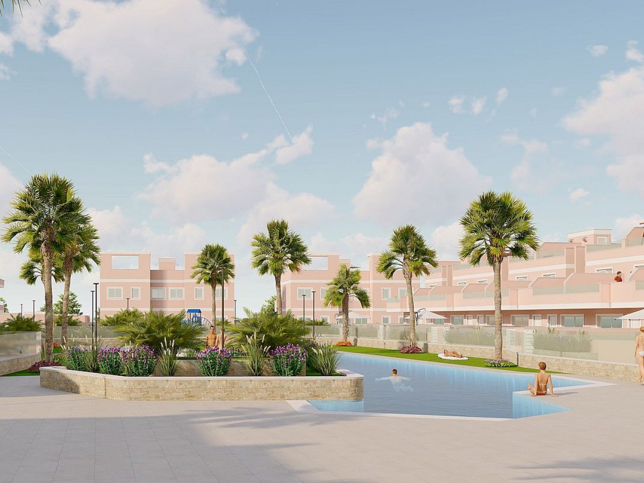 Attraktive Neubau-Stadthäuser mit Dachterrasse - nur 2 km vom Strand entfernt