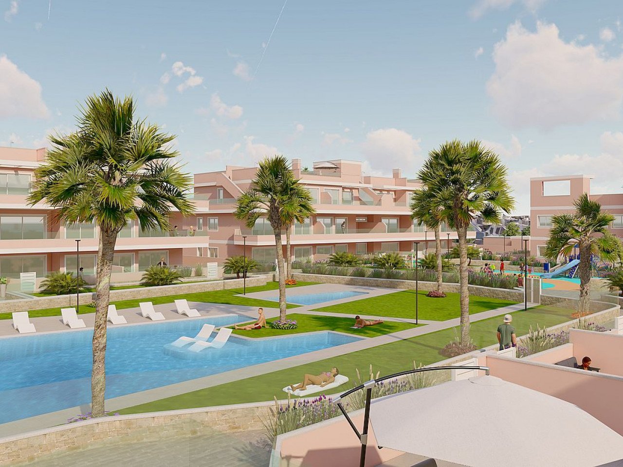 Attraktive Neubau-Stadthäuser mit Dachterrasse - nur 2 km vom Strand entfernt