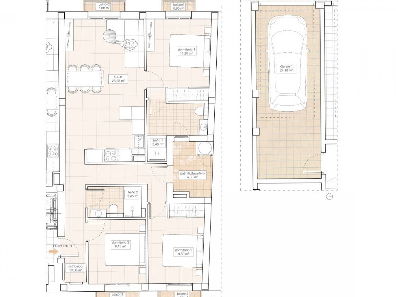 Stylish New-Build Apartments in a peaceful valley setting with stunning vineyard views in Hondón de las Nieves.
This exclusive residential complex...