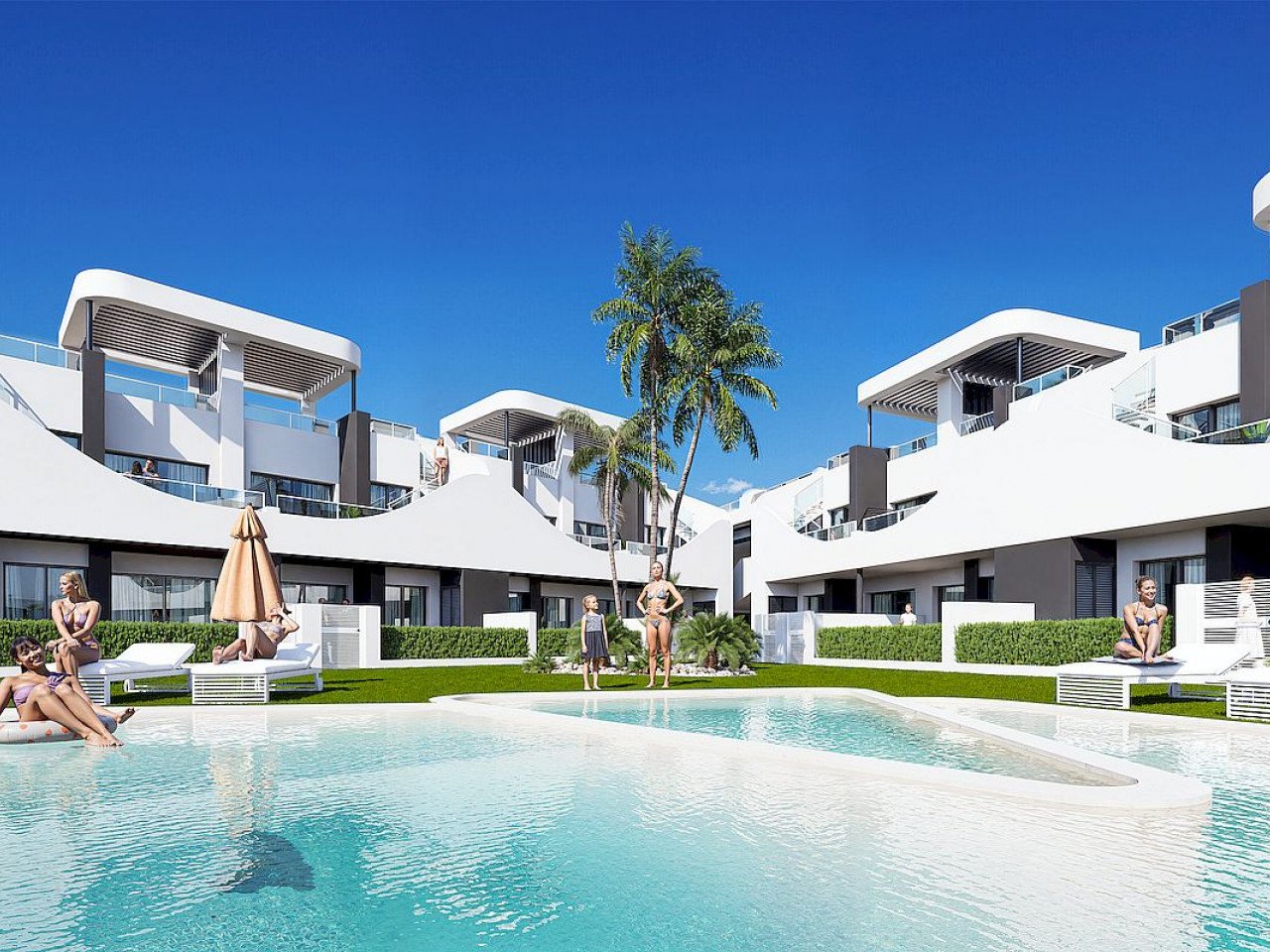 New residential development in San Fulgencio, offering 2 and 3-bedroom contemporary maisonettes in a prime location, close to beaches, golf and ame...