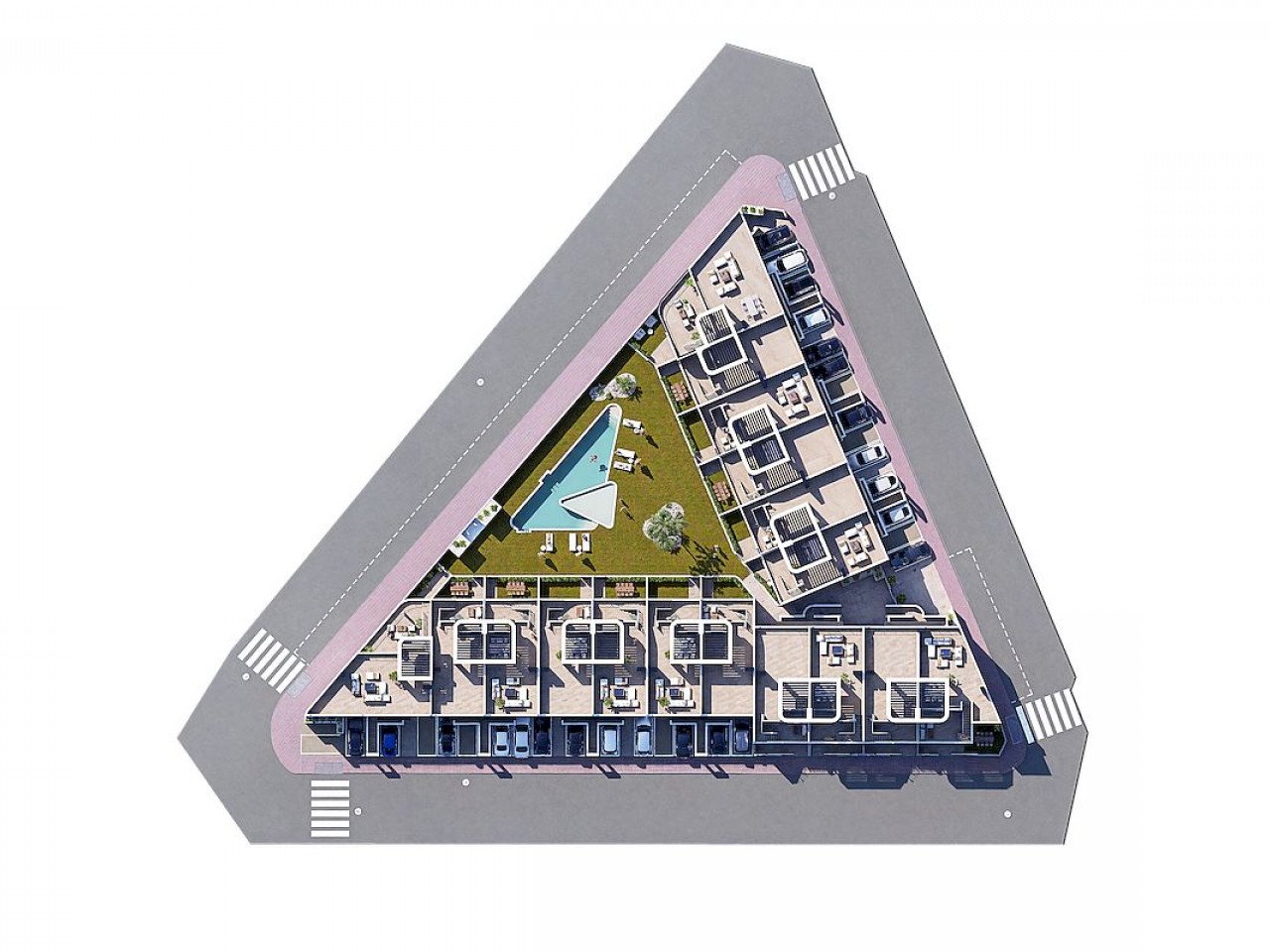 New residential development in San Fulgencio, offering 2 and 3-bedroom contemporary maisonettes in a prime location, close to beaches, golf and ame...