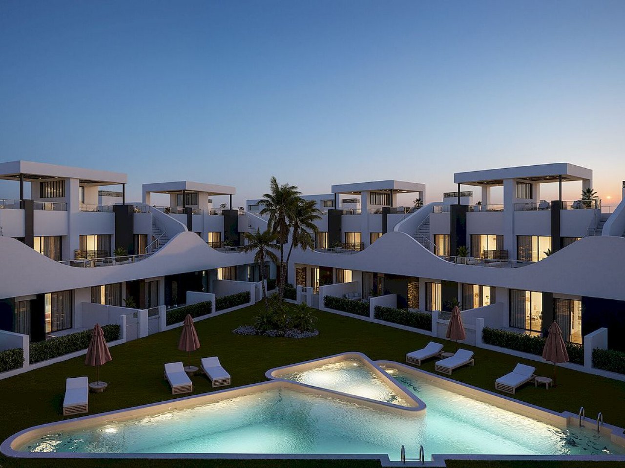 New residential development in San Fulgencio, offering 2 and 3-bedroom contemporary maisonettes in a prime location, close to beaches, golf and ame...