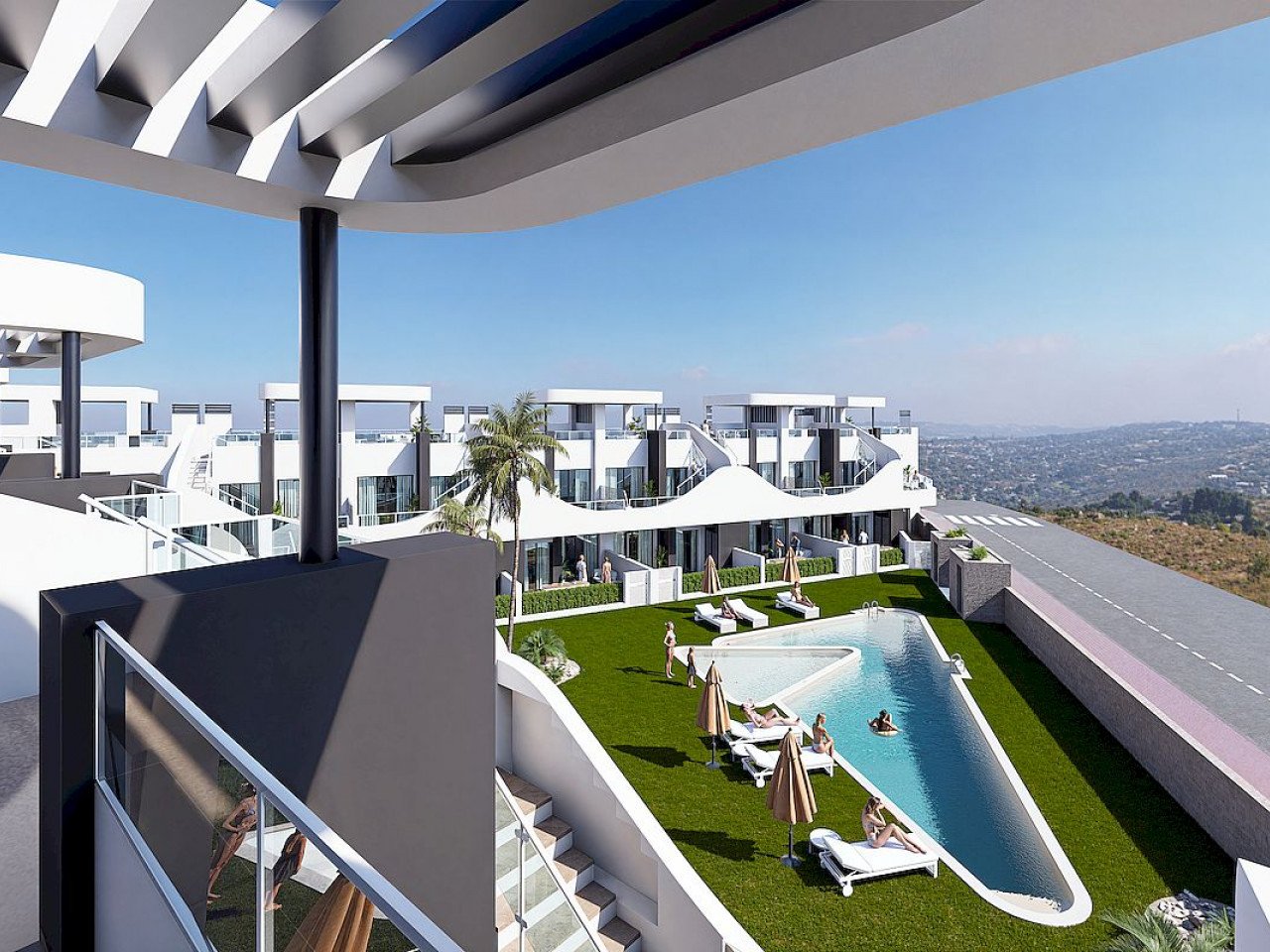 New residential development in San Fulgencio, offering 2 and 3-bedroom contemporary maisonettes in a prime location, close to beaches, golf and ame...