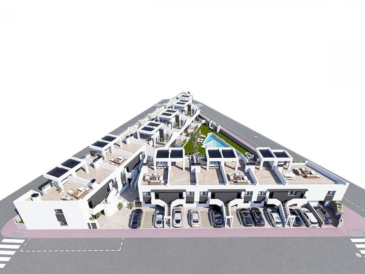 New residential development in San Fulgencio, offering 2 and 3-bedroom contemporary maisonettes in a prime location, close to beaches, golf and ame...