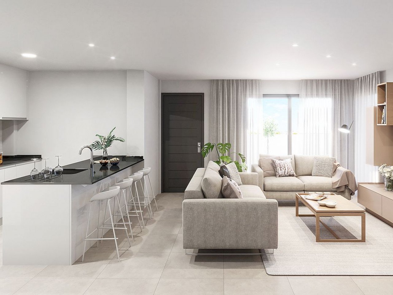 Villas Joblan 2 is a development of 10 luxury maisonettes with 1 or 3 bedrooms situated in a mature residential area in San Pedro del Pinatar, clos...