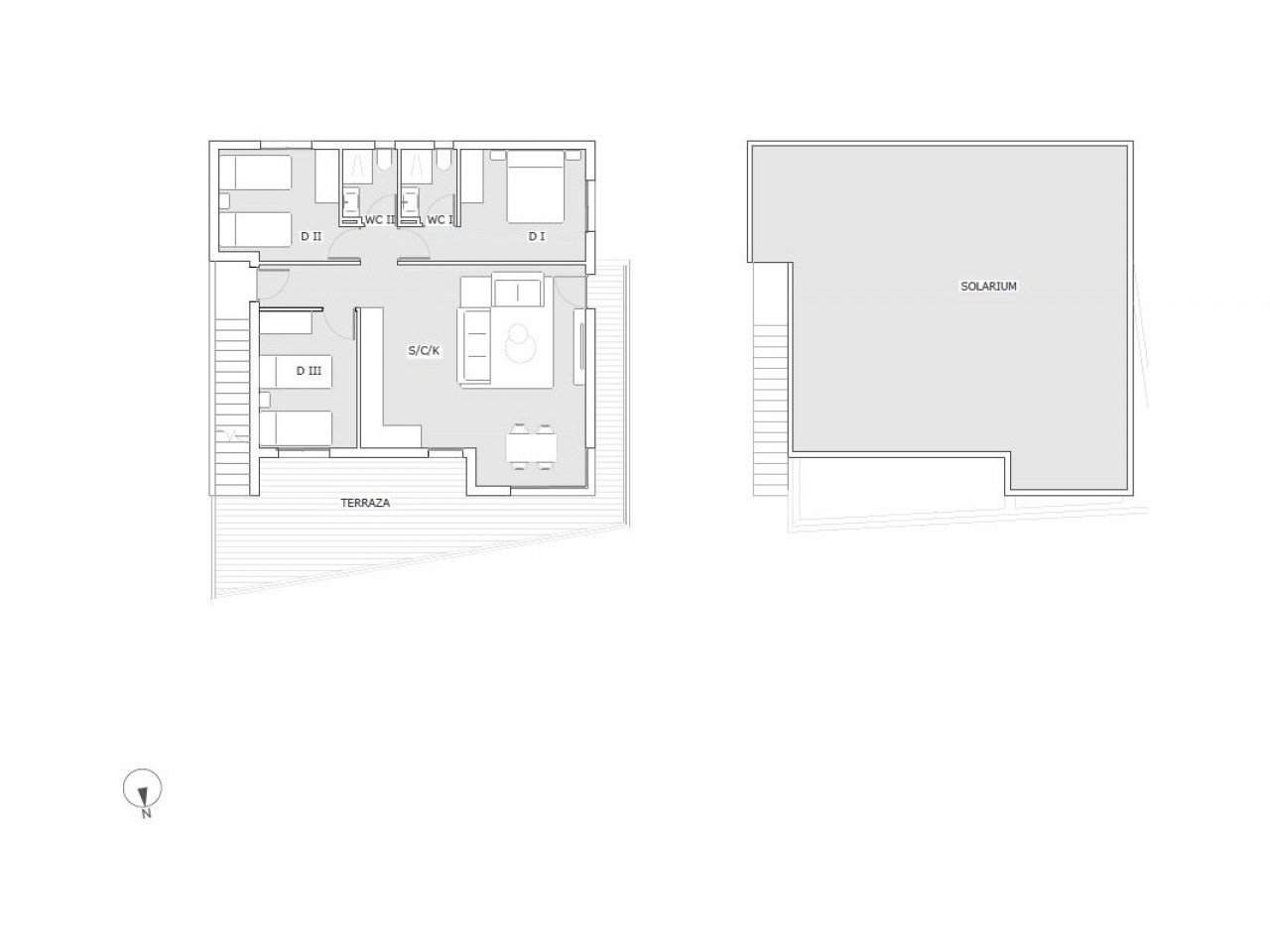 Neubau-Penthouse in hochwertiger Anlage in guter Gegend