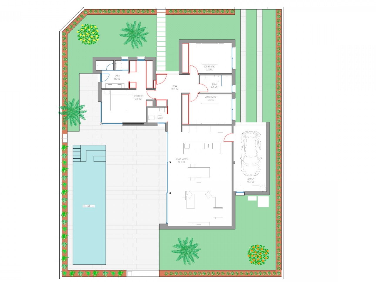 These magnificent newly built detached and semi-detached villas are on one level with solarium, private pool and parking area. Alejandra XII is des...