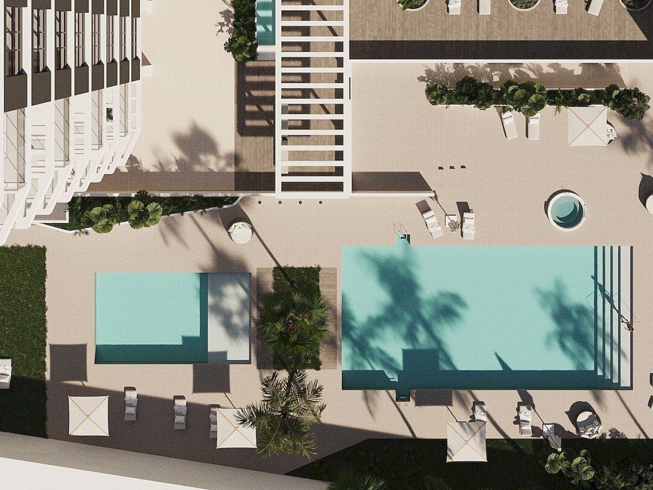 Traumblick: Neubau-Apartments nur 200 Meter von Strand und Meer entfernt