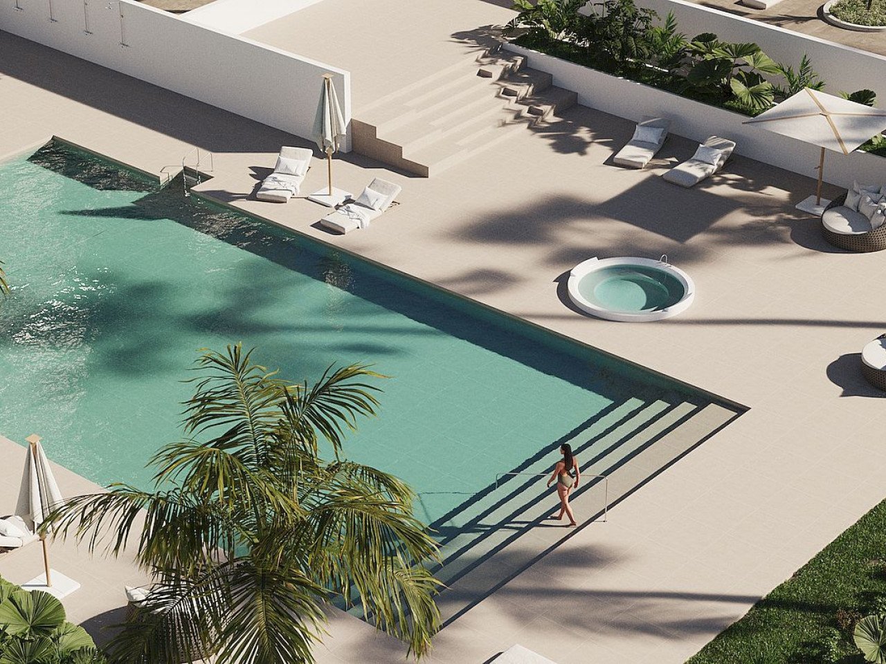 Traumblick: Neubau-Apartments nur 200 Meter von Strand und Meer entfernt