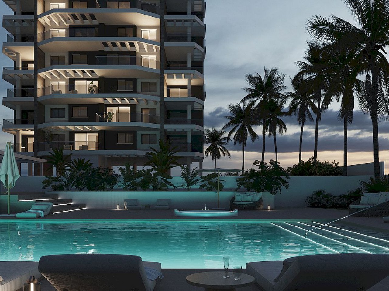 Traumblick: Neubau-Apartments nur 200 Meter von Strand und Meer entfernt