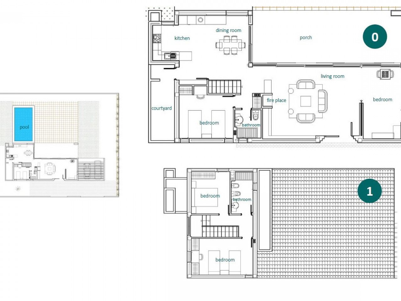 Mediterranean-style detached houses with private pool with 6 models to choose from in a gated golf community at Peraleja Golf Resort in Costa Cálid...