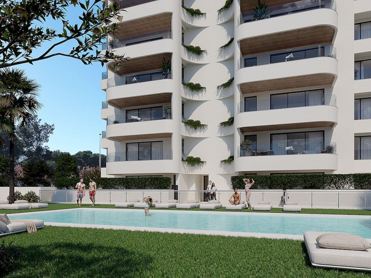Navale Residencial is a new residential beside Las Dunas nature park and the sea in Guardamar del Segura. 

The project consists in one building wi...