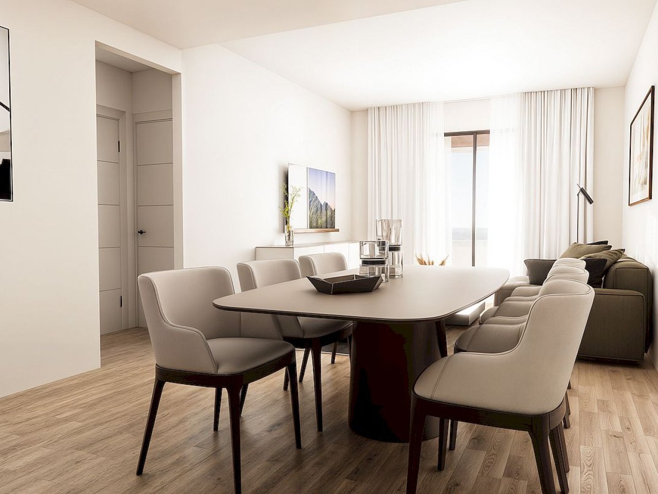 Luxuriöse Wohnanlage mit Neubau-Apartments Blick auf Benidorm