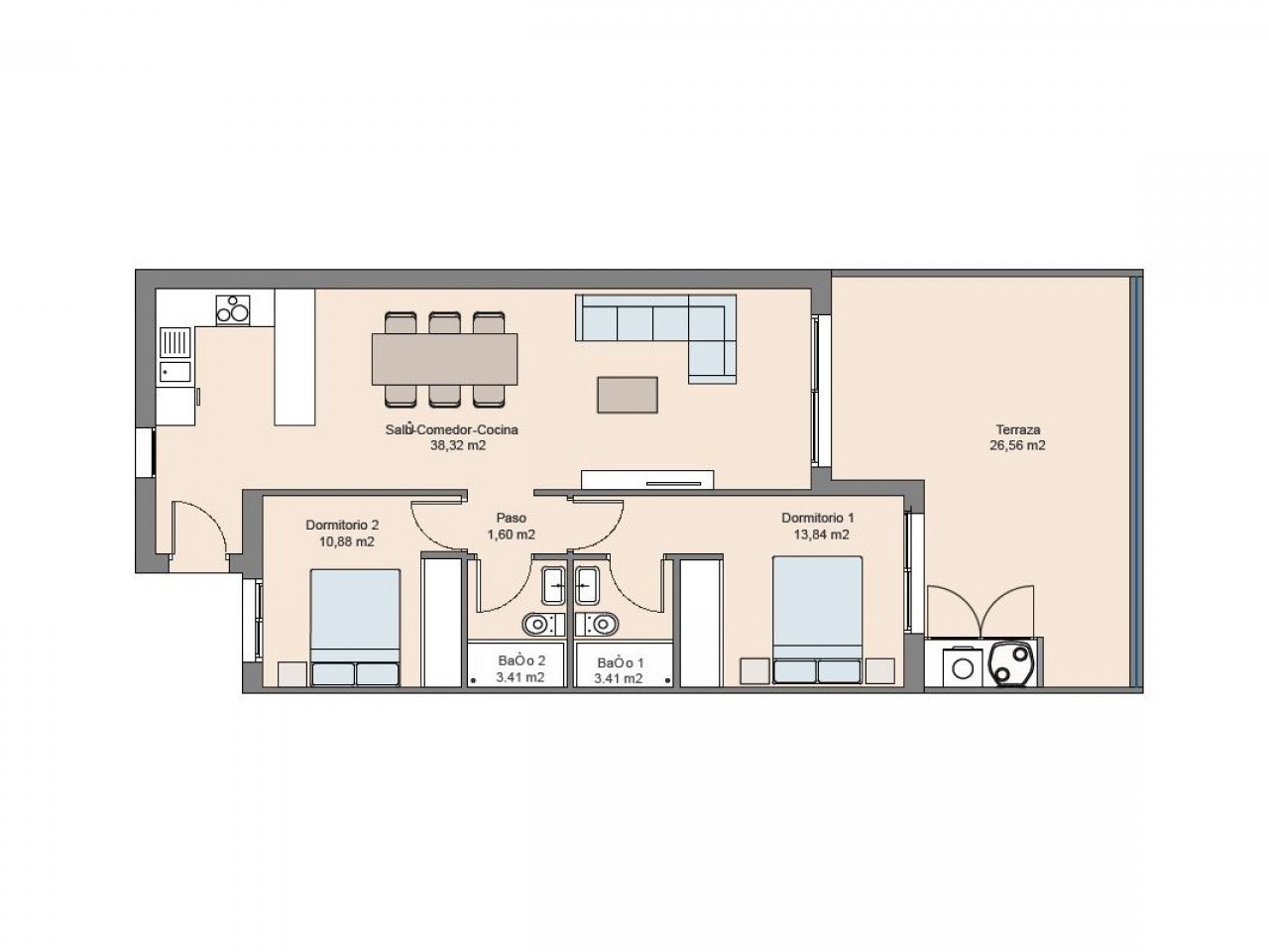 Luxuriöse Wohnanlage mit Neubau-Apartments Blick auf Benidorm