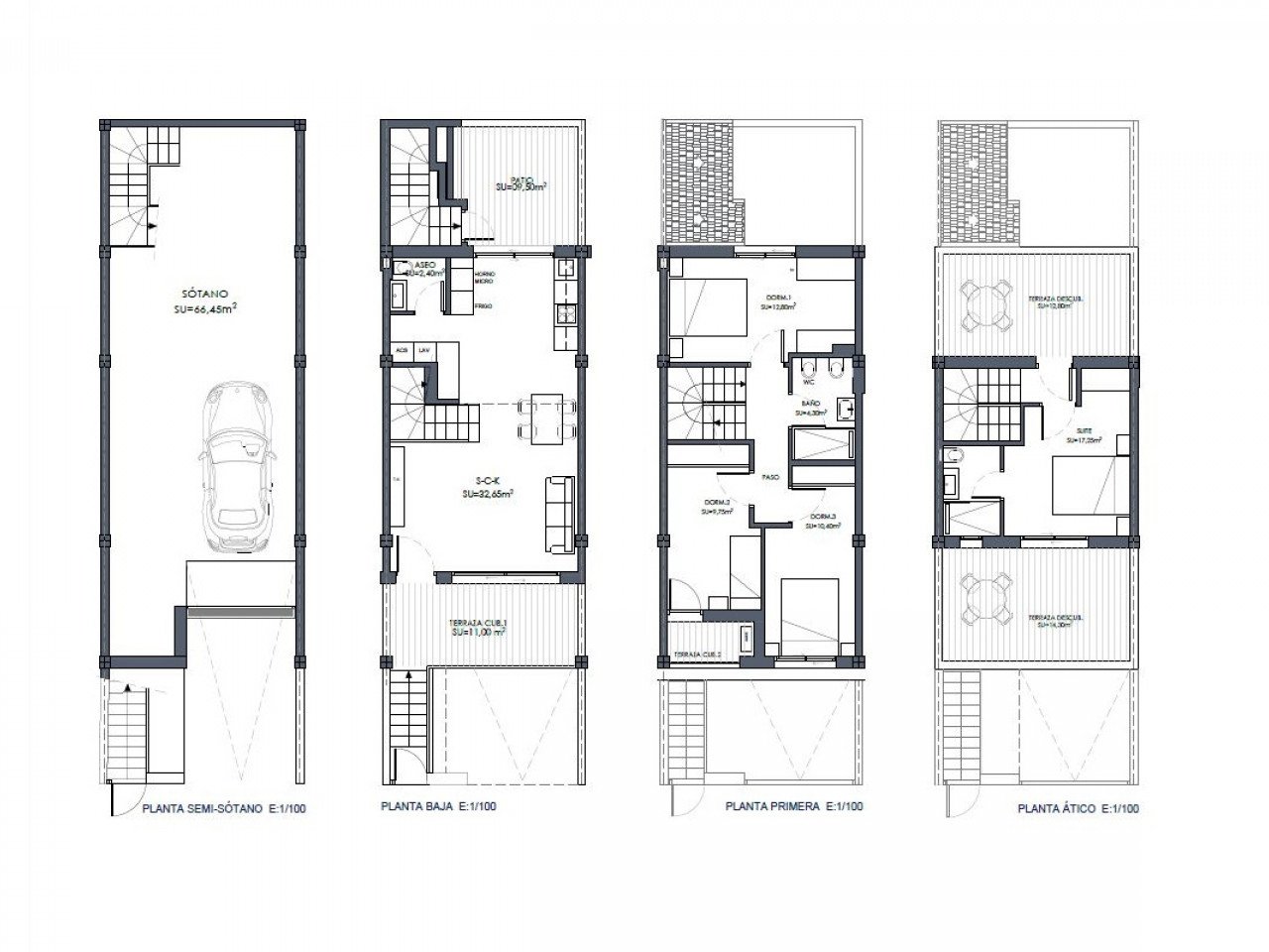 Residential Azahares is a luxury residential complex consisting of four bedroom Townhouses in a peaceful, well-connected setting in Rafal, Alicante...